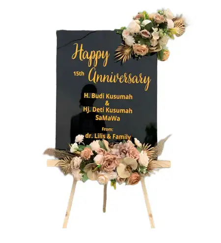 Papan Bunga Akrilik Begadon