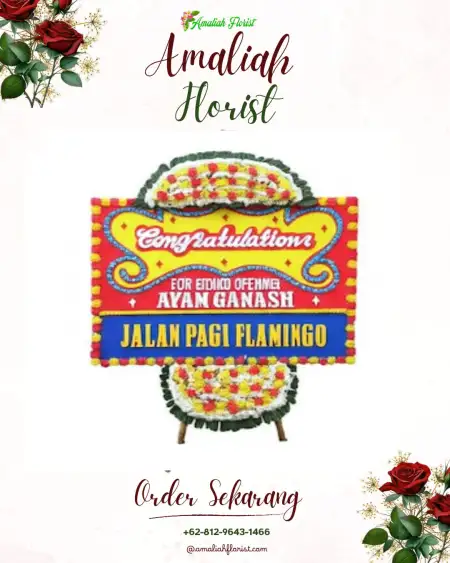 Sewa Papan Bunga Begadon
